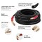 Intertool Rubber Air Hose, 50 ft. x 5/16 in., Black PT08-1732 - alternate 2